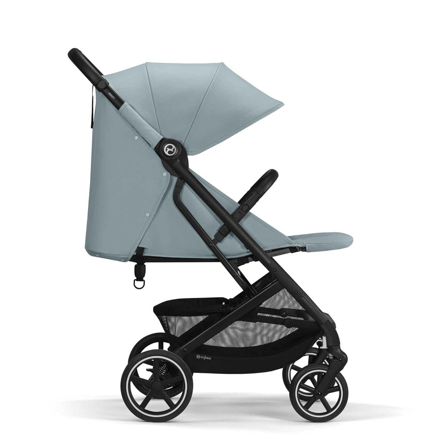 Cybex Gold Passeggino Beezy con imbracatura One-Pull, Dalla nascita fino a circa 4 anni (max. 22 kg), Compatto ed ergonomico, Almond Beige (Beige con telaio nero)