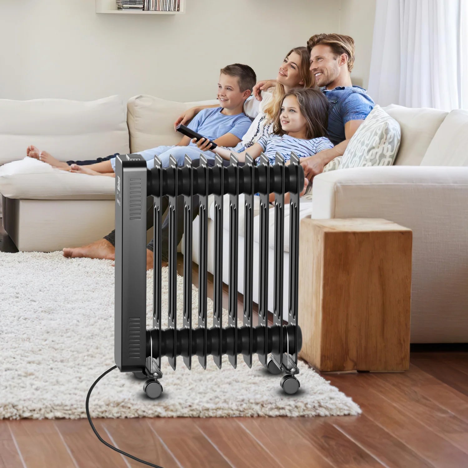Sonnewelt lradiator Elektroheizung 2500W WiFi App & Fernbedienung