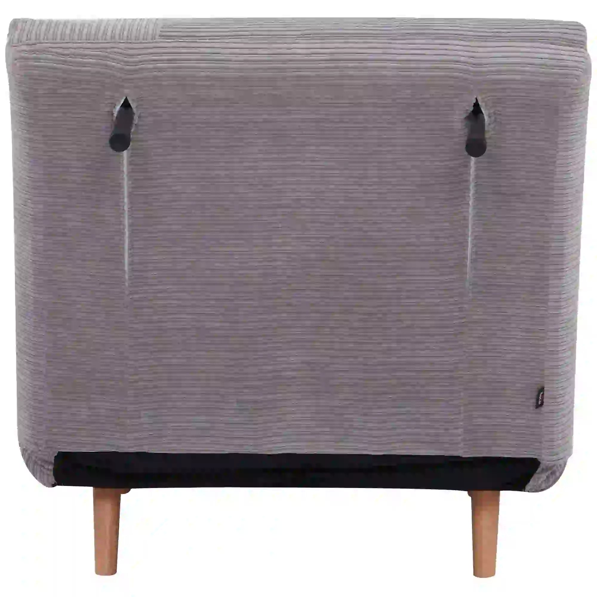 HOMCOM Poltrona Letto Divano Letto 2 in 1 Schienale Regolabile Grigio Chiaro