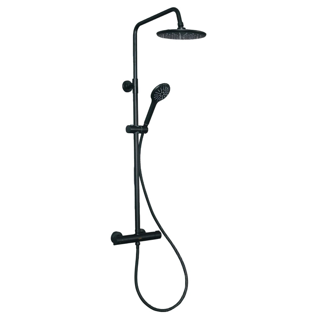 Sistema doccia Lykke Comfort, nero