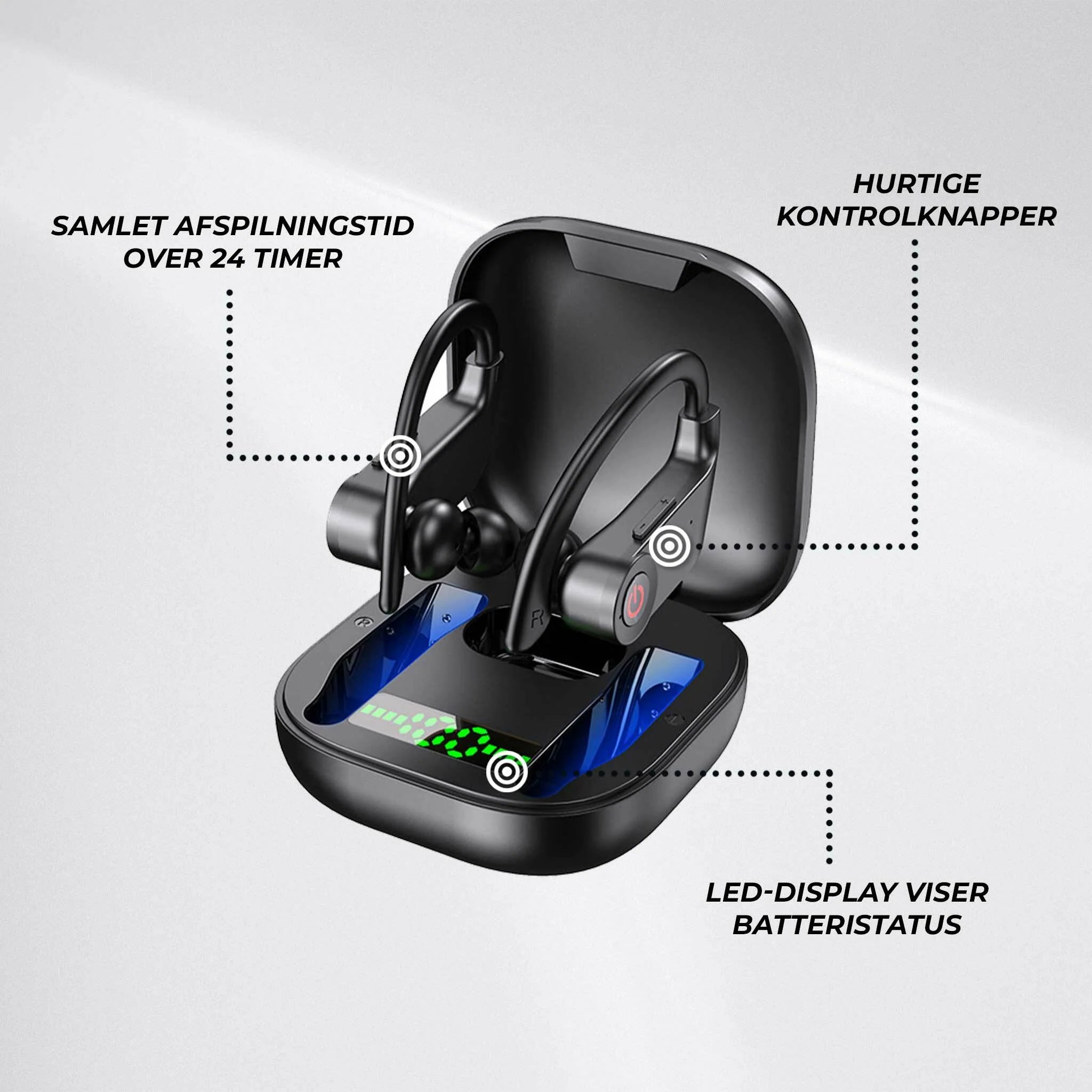 Auricolari Bluetooth KuuraPods Sport v2