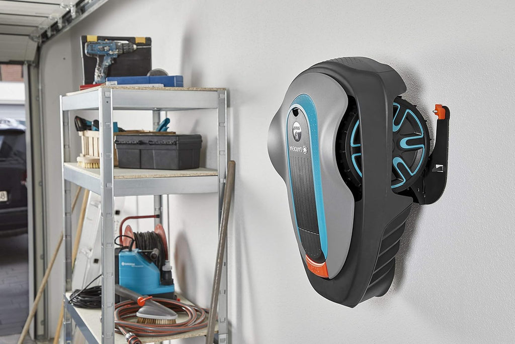 Gardena Original Garage per Robot rasaerba: Garage per tosaerba, protezione ottimale da sole e pioggia per robot rasaerba e stazione di ricarica (15020-20)