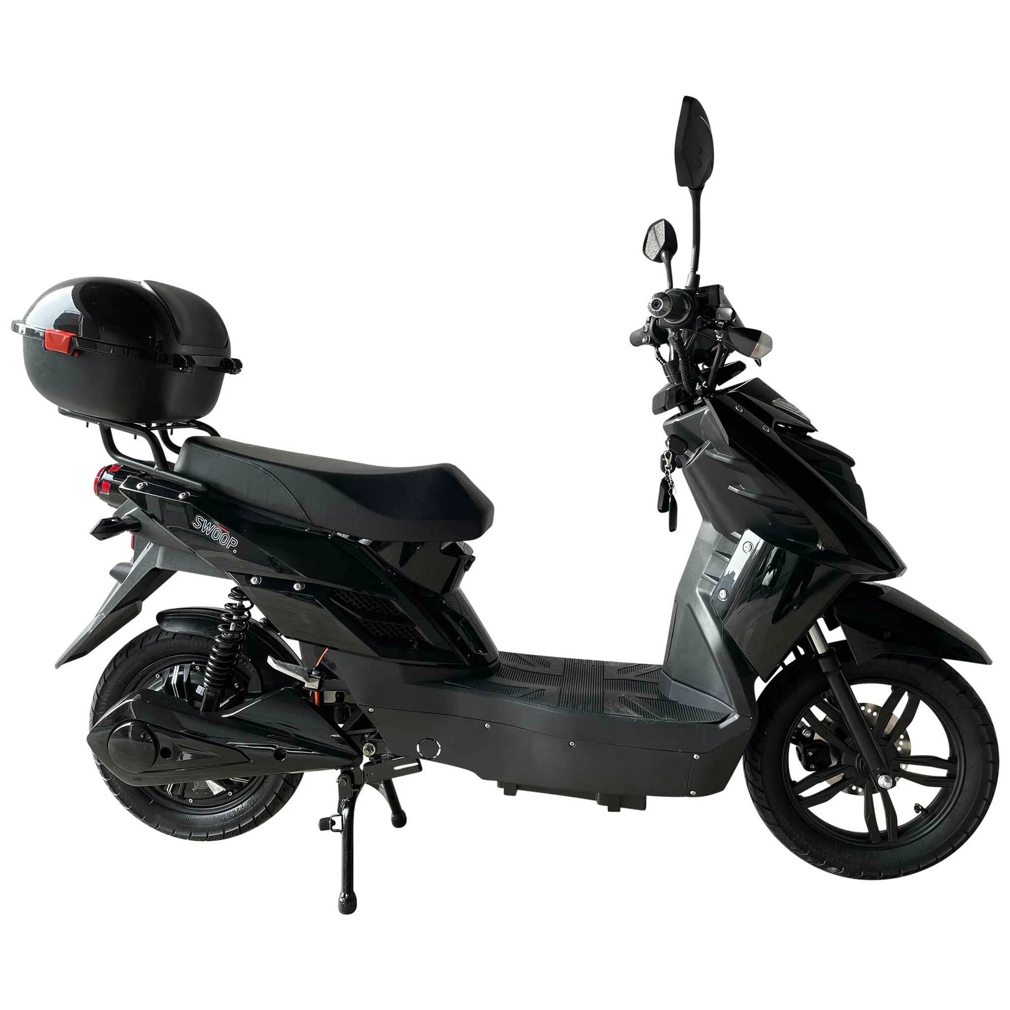 Swoop Elegante E-Scooter Elektroroller Schwarz 1000W