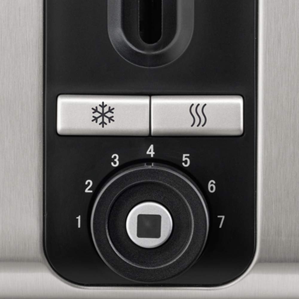 Bosch TAT7203 Tostapane compatto, funzione scongelamento/riscaldamento, 1050 W, acciaio inox/nero e bollitore senza fili, spegnimento automatico, protezione surriscaldamento, selezione temperatura, 1,5 L, 2400 W, nero