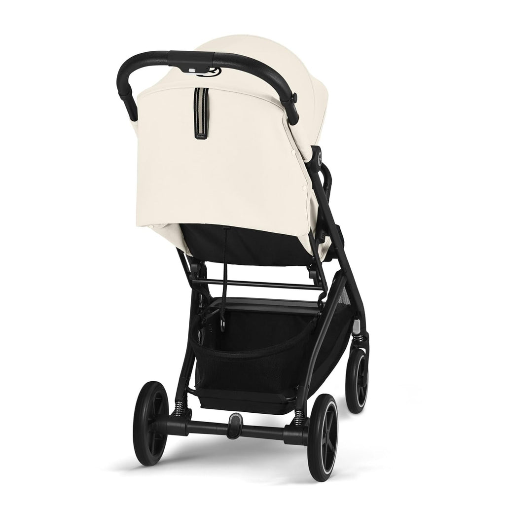 Cybex Gold Passeggino Beezy con imbracatura One-Pull, Dalla nascita fino a circa 4 anni (max. 22 kg), Compatto ed ergonomico, Almond Beige (Beige con telaio nero)