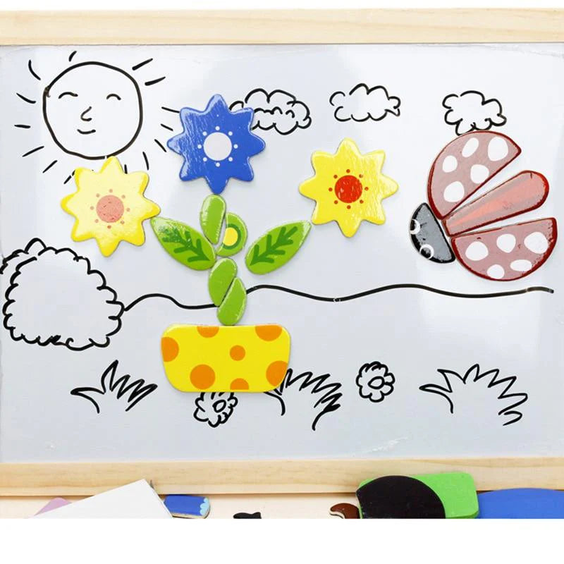 Woods | Magnetische Kreidetafel aus Holz