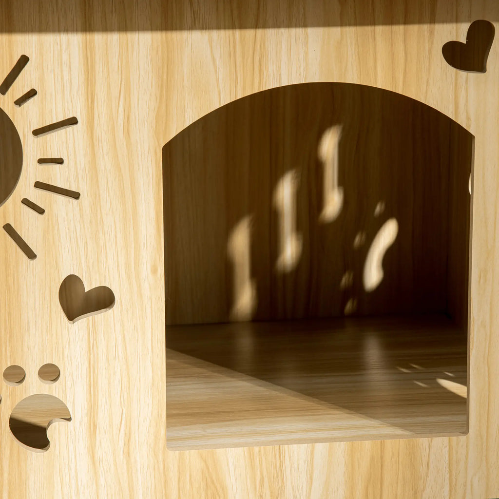 PawHut Cuccia per cani spaziosa con graziose fessure di ventilazione