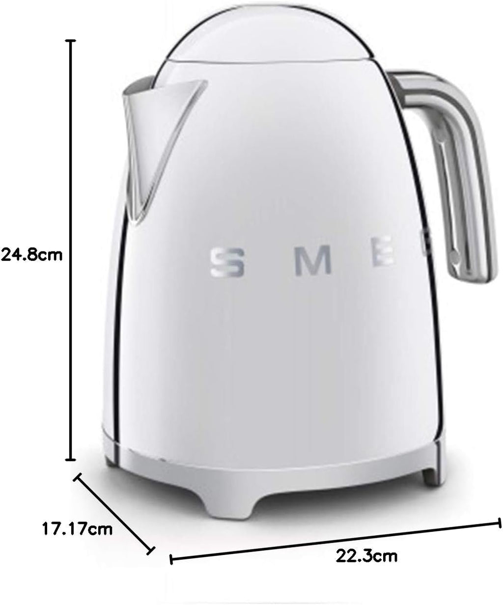 Smeg, 2x2 TSF01CREU - Tostapane, 2 scomparti per 2 fette, 6 livelli di doratura, funzione riscaldamento, funzione scongelamento e bagel, vassoio raccoglibriciole, 950W, Crema