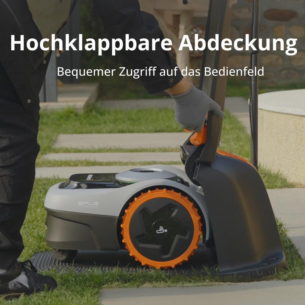 Navimow Garage S, Apribile verso l'alto, Nessun blocco del segnale, Protezione da sole e pioggia, Accessorio per i robot tosaerba Navimow i105E, i108E