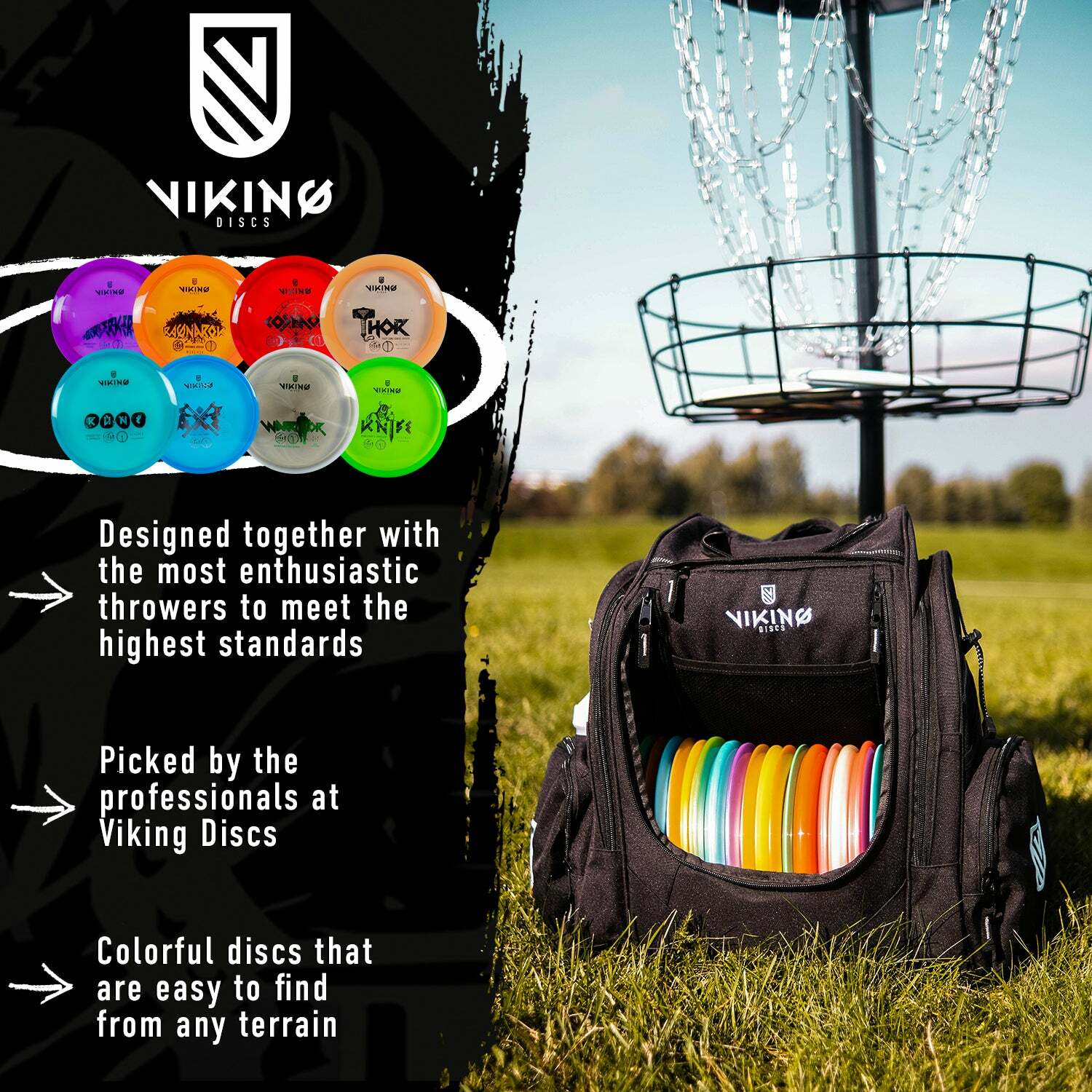 Viking Discs Disc Golf Set Storm - 8 Scheiben