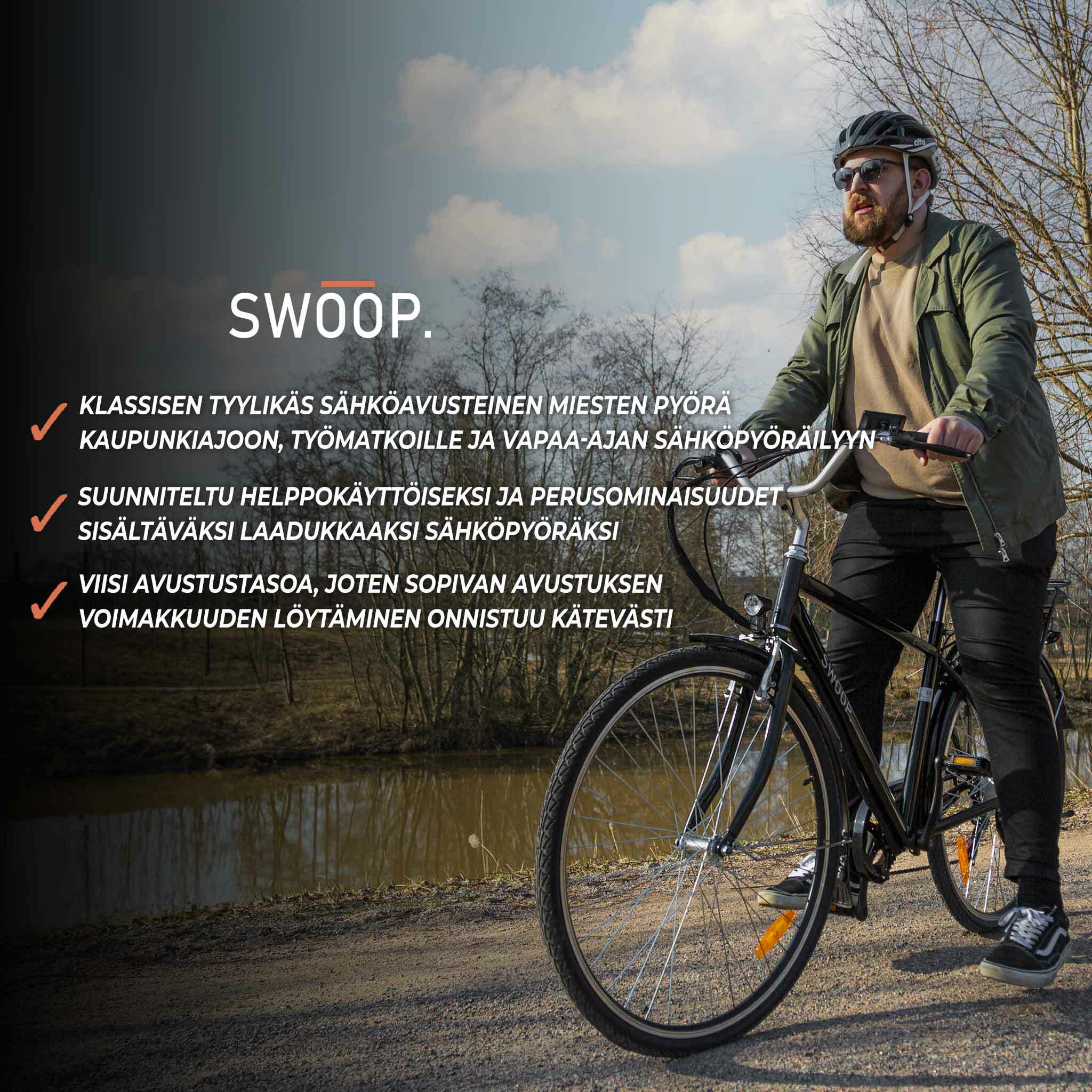 Swoop E-Bike Classic, Uomo 28