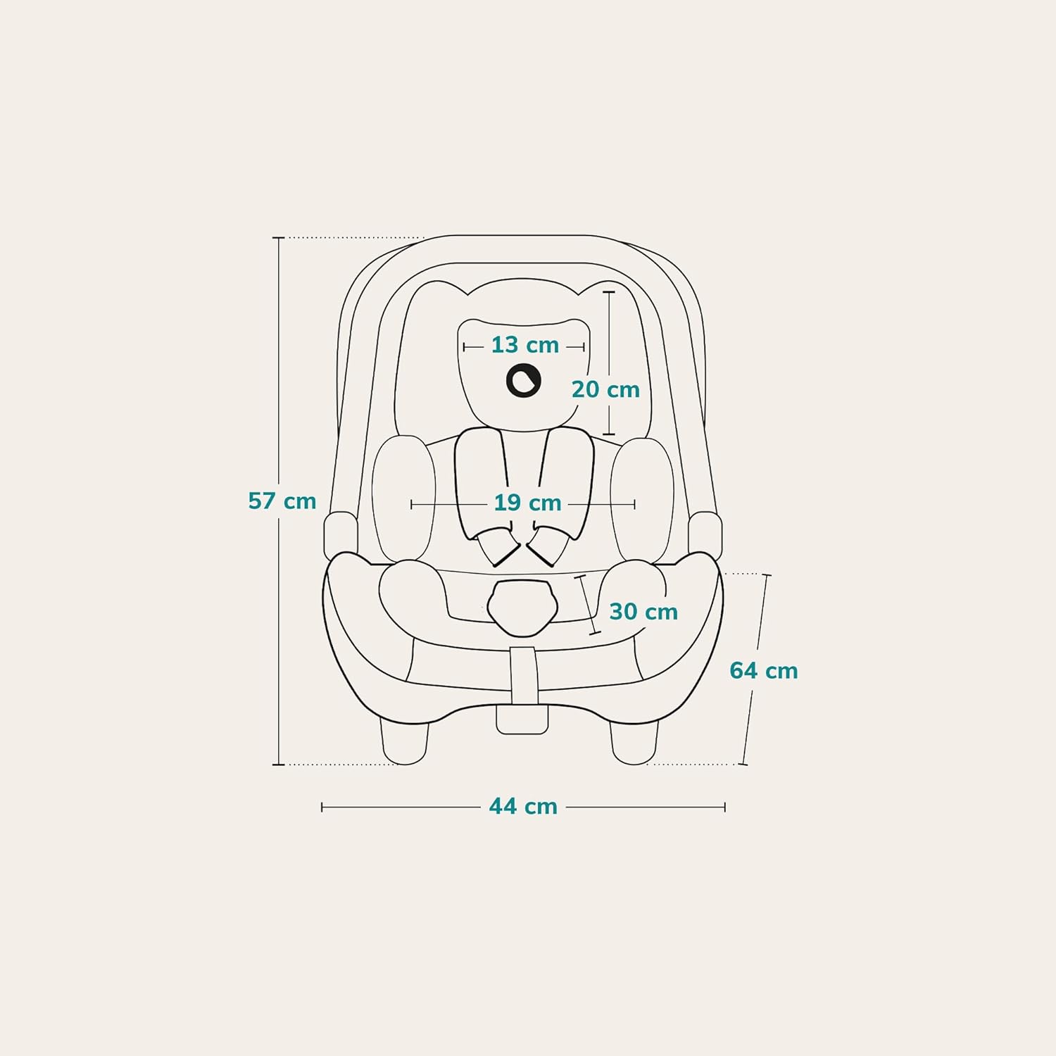 LIONELO ASTRID i-Size SET Seggiolino Auto con Base 40-87 cm Ovetto ISOFIX, Cinture a 3 Punti, Protezione Laterale, Riduttore Dri-Seat, i-Size R129