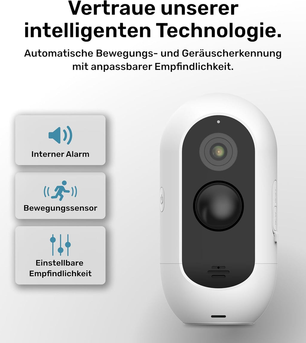 PetTec – Pet Cam Buddy Haustierkamera Futterautomat 8L für Katzen- & Hunde-Trockenfutter – Automatischer Futterspender mit WLAN & App-Steuerung -Inkl. 2-Wege-Audio, Bellerkennung & Nachtsicht