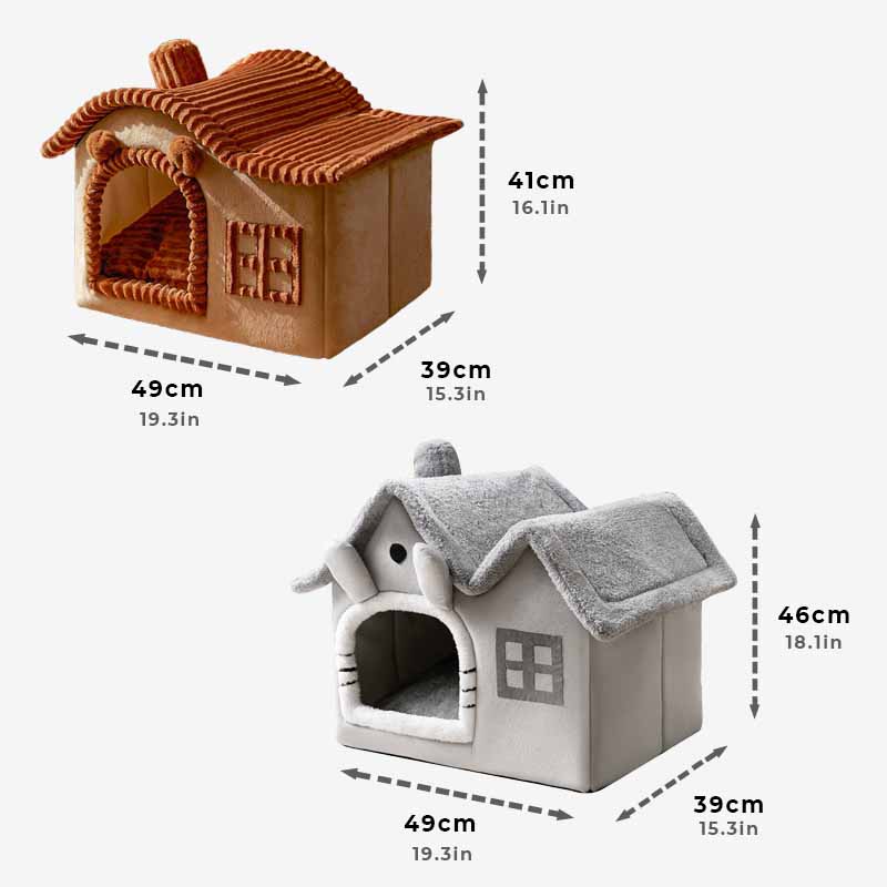 CatComfort – Lussuosa cuccia semiaperta per gatti, per il massimo del comfort e delle coccole