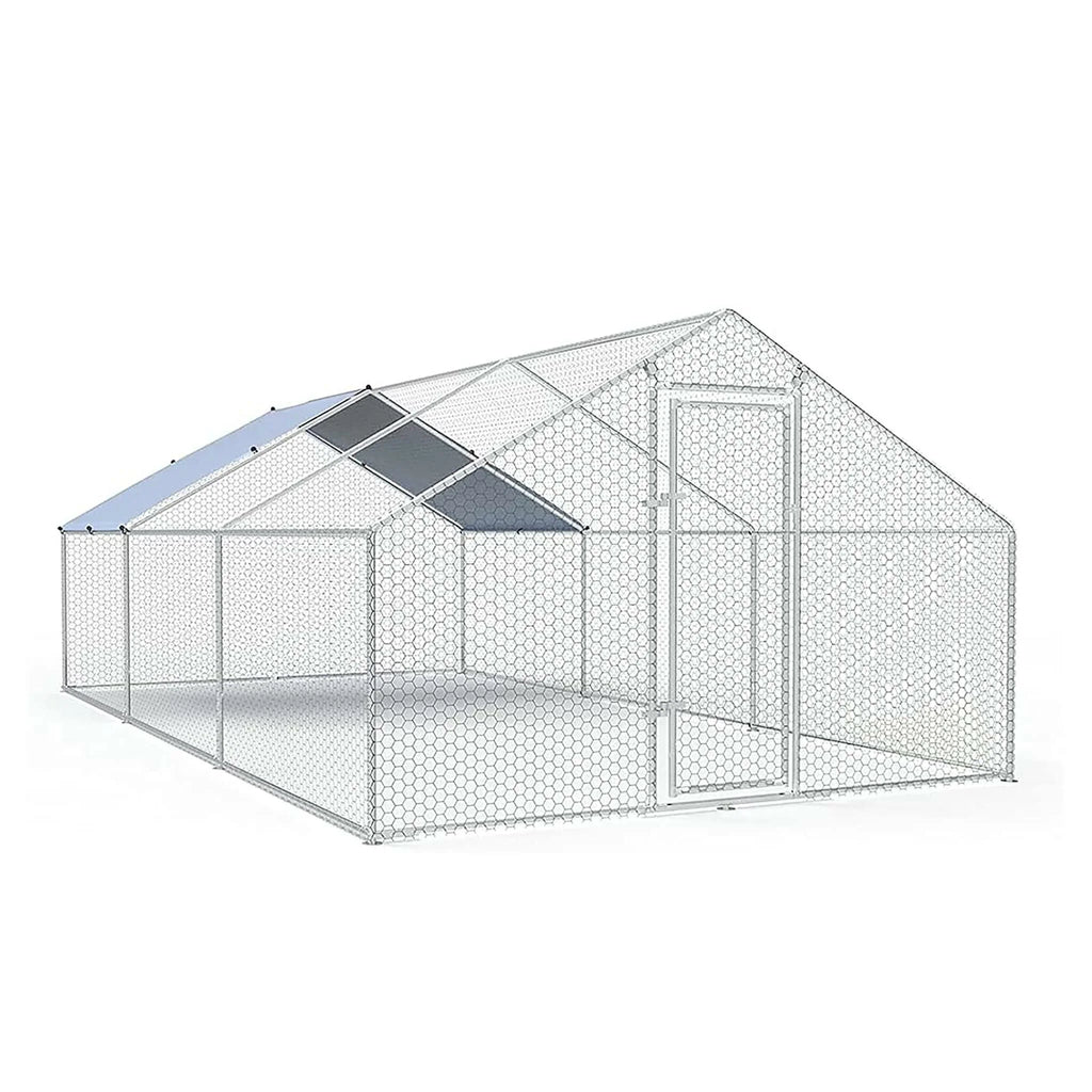 Freilaufgehege für Hühner 8x3x2m