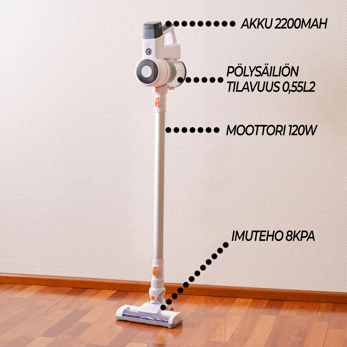 Lykke Akku-Staubsauger Pro 1000
