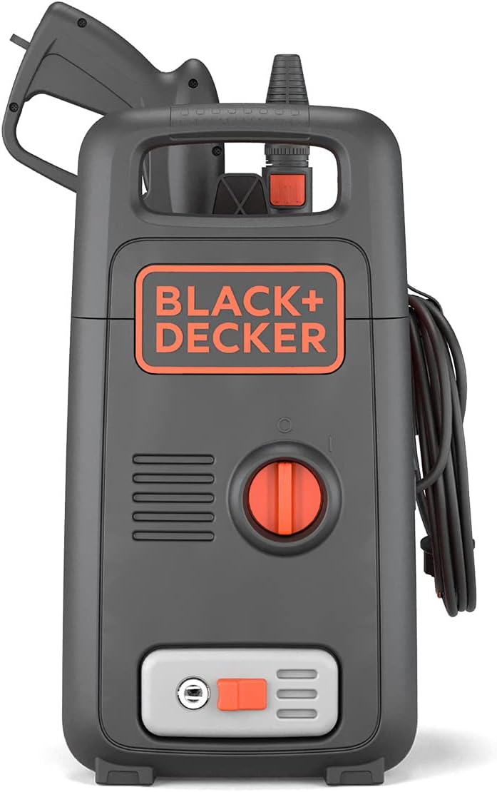 BLACK+DECKER Hochdruckreiniger BXPW2200PE mit Patio Cleaner Deluxe und Feste Bürste (2200 W, 150 bar, 440 l/h)