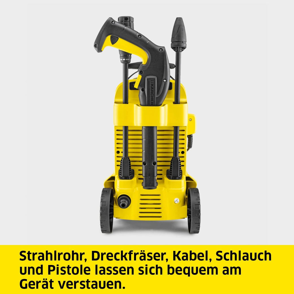 Kärcher Hochdruckreiniger K 3 Premium Power Control: Clevere App-Unterstützung - für eine effektive Reinigung bei alltäglichen Verschmutzungen - inkl. Schlauchtrommel