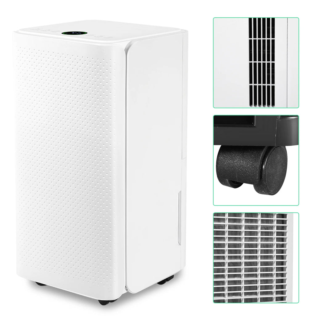 Sonnewelt Luftentfeuchter 16L mit Timerfunktion, Wschetrockungsfunktion, Abtaufunktion