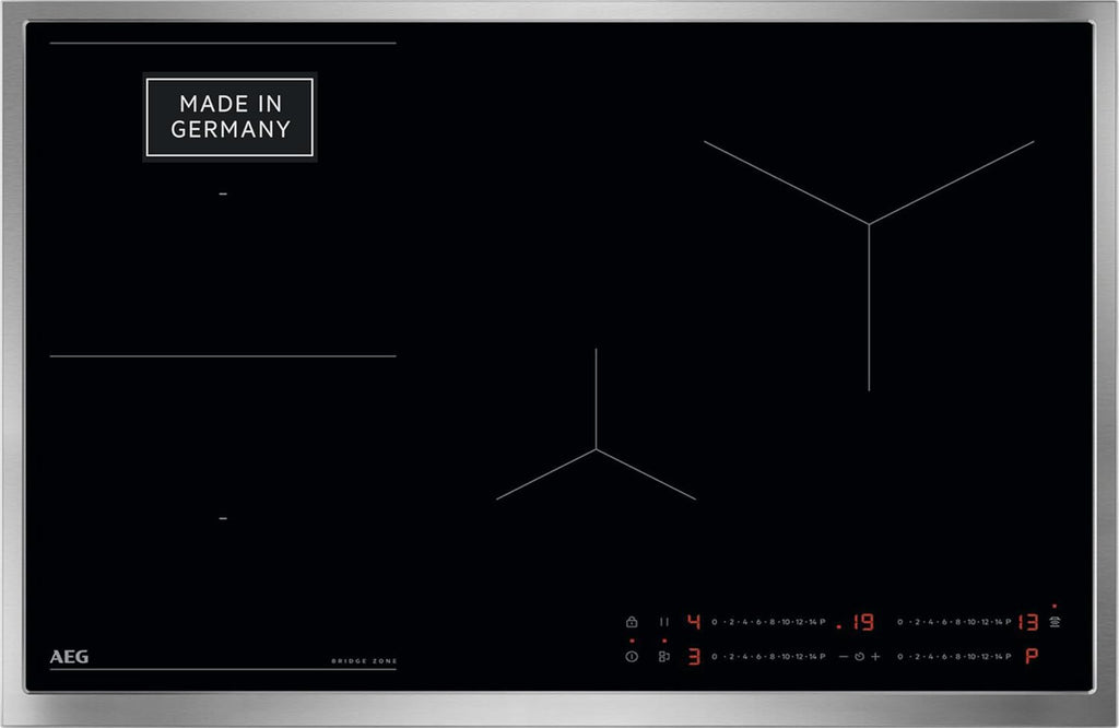 AEG Induktionskochfeld autark 60cm – 4 Flex-Kochzonen mit Powerfunktion für schnelleres Kochen – 14 Stufen – SuperFlat Rahmen – Timer – Touch-Bedienung – kompatibel mit Haubenautomatik – TO64IA0AXB