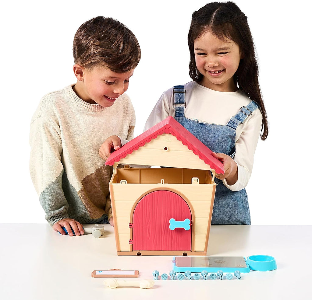 Little Live Pets – My Puppy's Home: interaktiver Hund mit DIY-Hundehütte zum Selbstaufbauen und spannendem berraschungsmoment. ber 25 verschiedene Gerusche und Reaktionen, Spielmuster wiederholbar