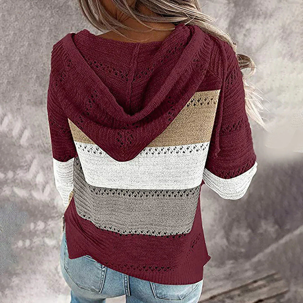 Locker sitzender Strickpullover mit V-Ausschnitt für alle Jahreszeiten