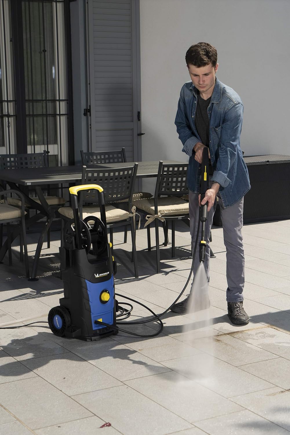 Idropulitrice Michelin MPX25EHDSP con sistema Double Speed (2500 W, 170 bar, 500 l/h)