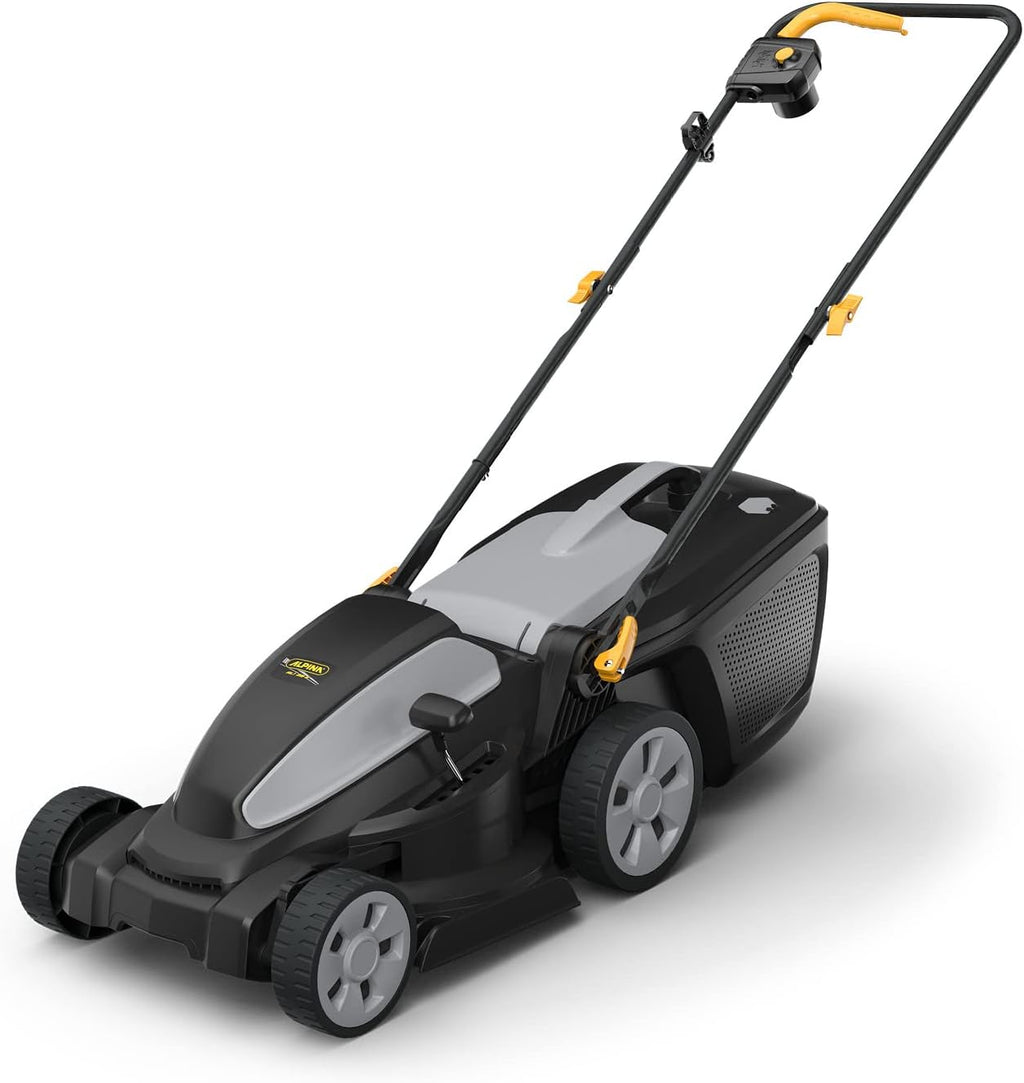 Alpina AL1 34 E Elektro-Rasenmher, Schnittbreite 34 cm, 1200 W, 35 L Kunststoff-Grasfangkorb