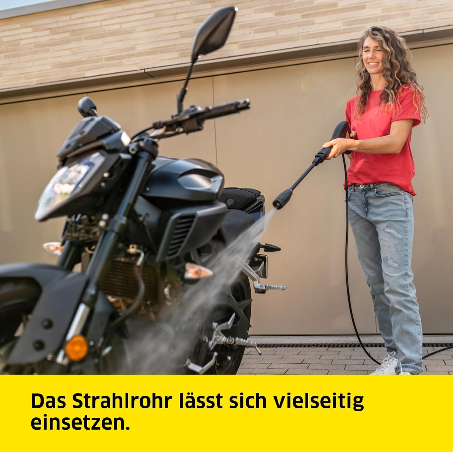 Krcher Hochdruckreiniger K 4 Classic, Druck: max. 130 bar, Frdermenge: 420 l/h, Flchenleistung: 30 m/h, Wasserfilter, Gewicht: 4,6 kg, Hochdruckschlauch und -pistole, Dreckfrser, Strahlrohr