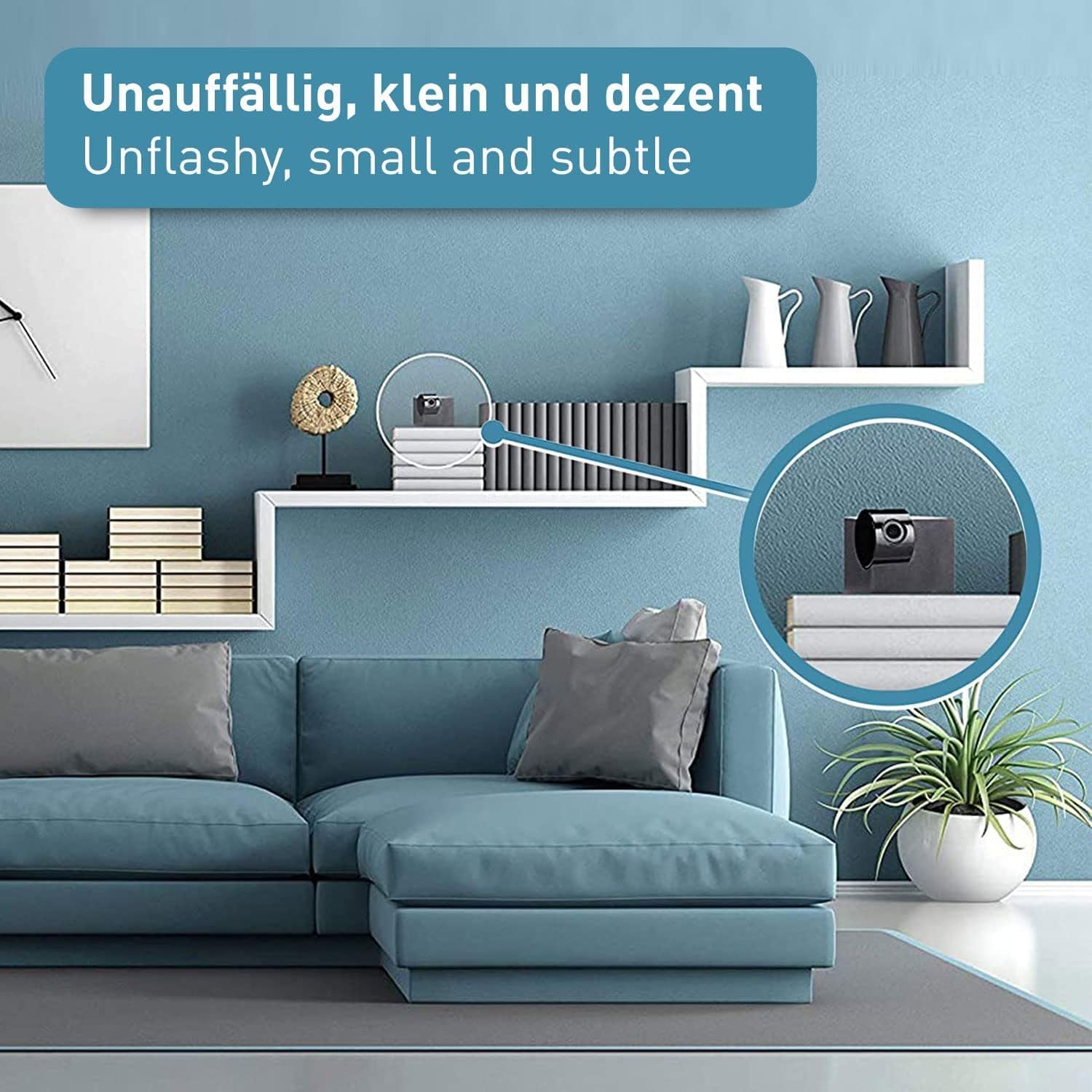 PetTec – Pet Cam Buddy Haustierkamera Futterautomat 8L für Katzen- & Hunde-Trockenfutter – Automatischer Futterspender mit WLAN & App-Steuerung -Inkl. 2-Wege-Audio, Bellerkennung & Nachtsicht