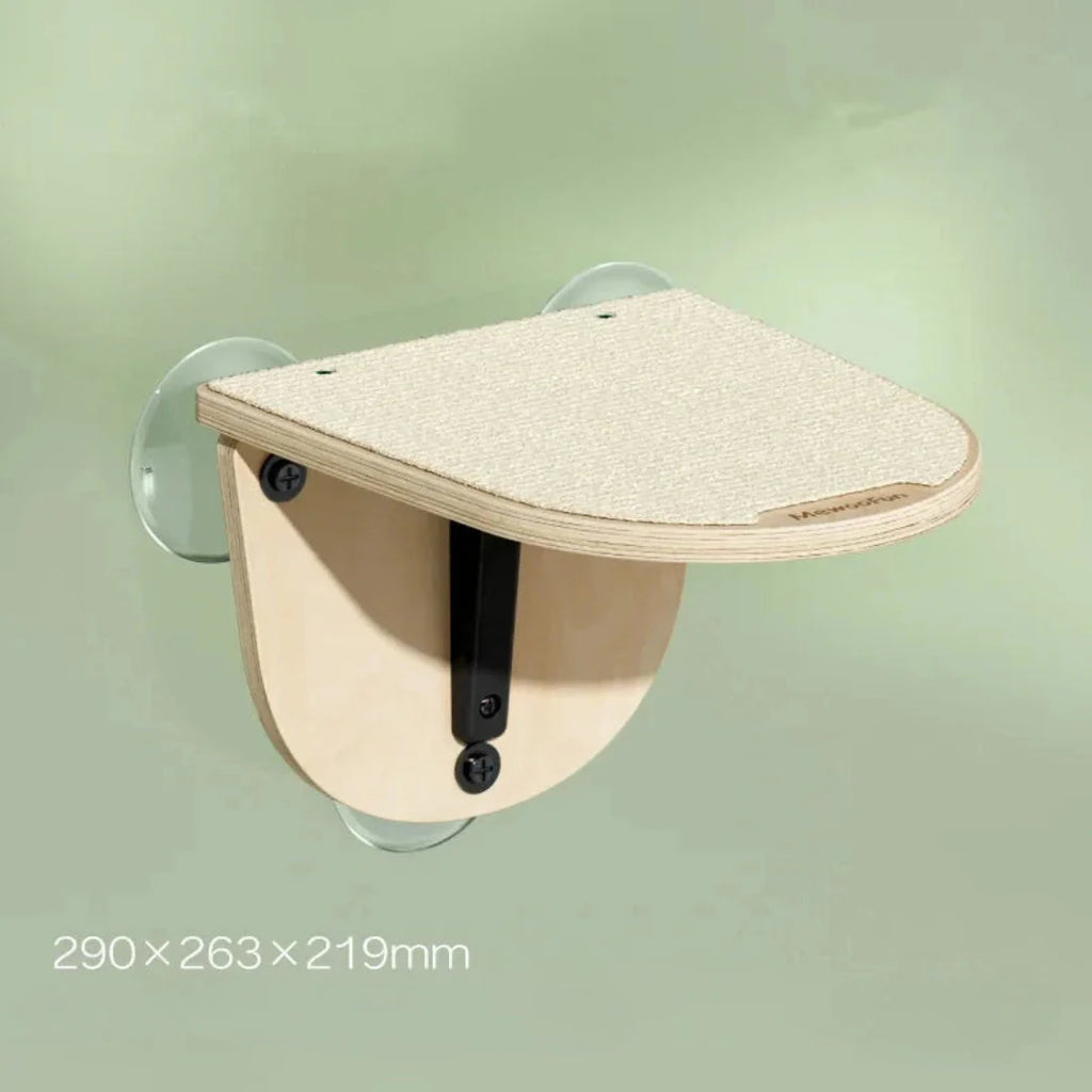 Tiragraffi sospeso moderno in legno – Design elegante per gatti