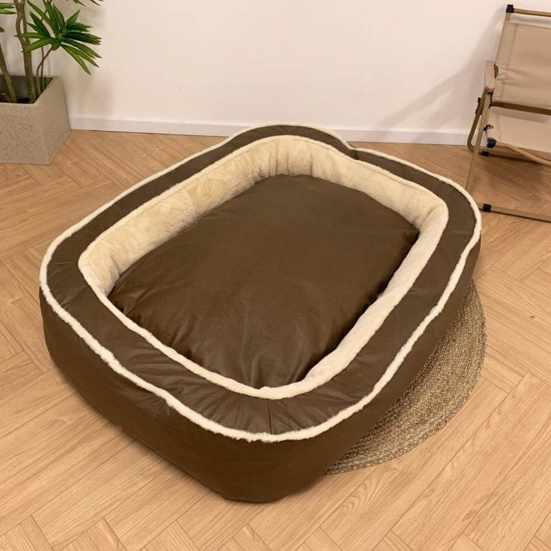 Lara | Weiches und Bequemes Hundebett mit Abnehmbarem Bezug