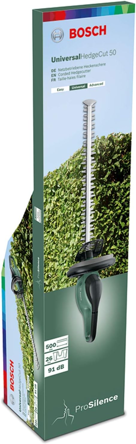 Bosch Tagliasiepi Elettrico EasyHedgeCut 45 (420 W, lunghezza lama 45 cm, in scatola di cartone)
