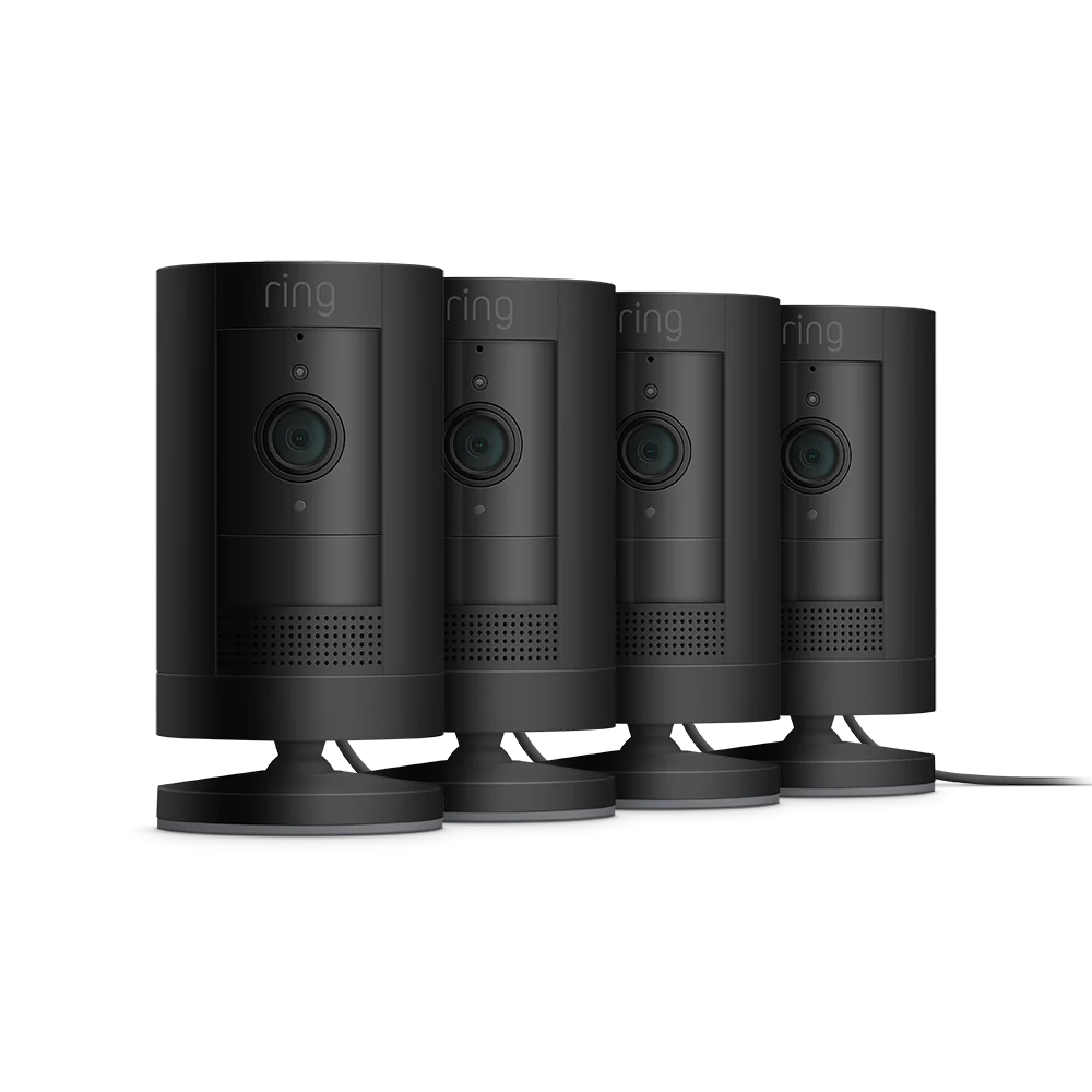 4er-Set Auenkamera Netzstecker | Stick Up Cam Plug-In