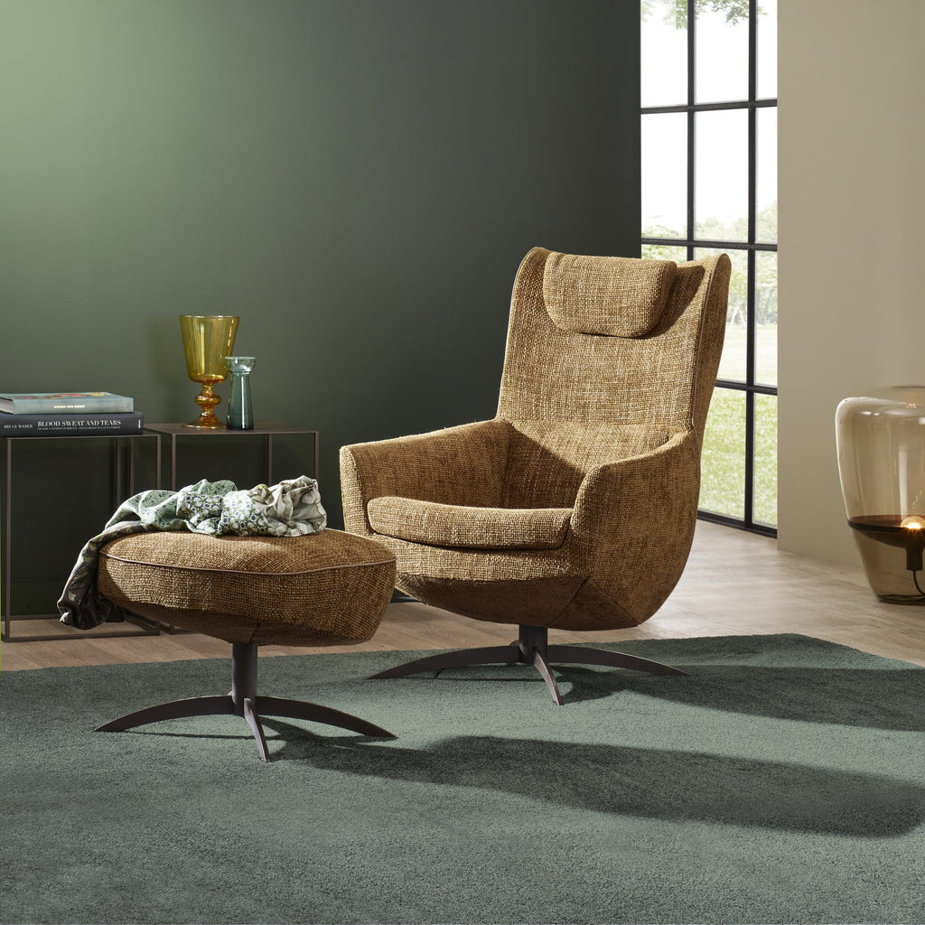 Jori Loungesessel Griffon mit Nackenkissen JR-4250, Ohrensessel, Relaxsessel