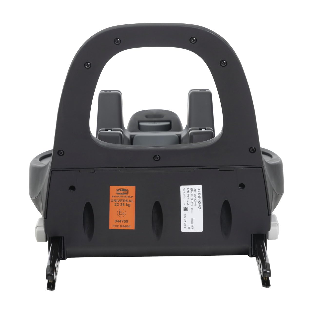 Chicco Kory Essential I-Size Autositz von 40 cm bis 85 cm, Gruppe 0+ für Babys, zugelassen nach ECE R129/03 , einfach zu montieren, 90° drehbar