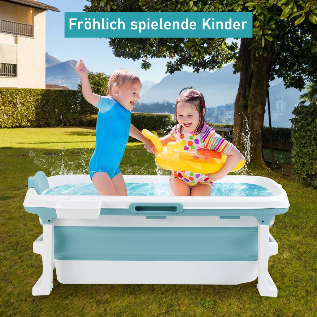 Sonnewelt Vasca da Bagno Pieghevole con Coperchio
