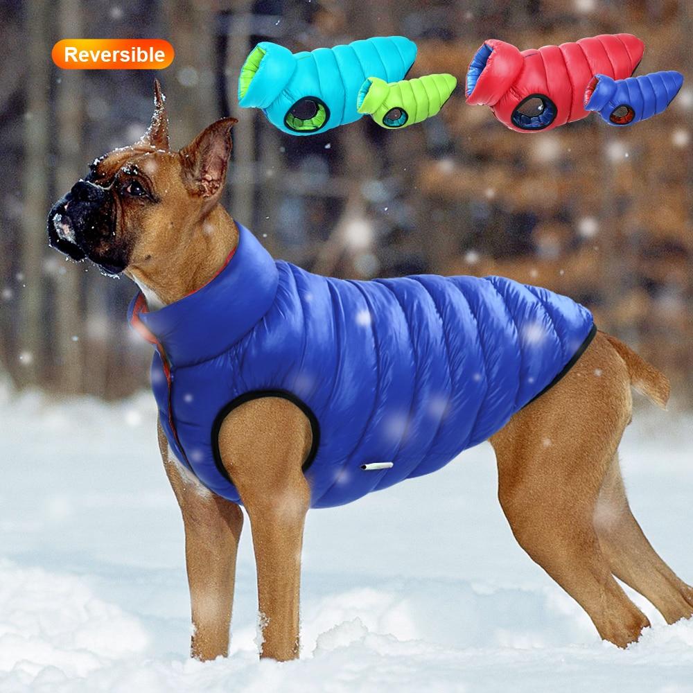 Wasserdichte Hundeweste – Beidseitig verwendbare Hundejacke für maximalen Komfort