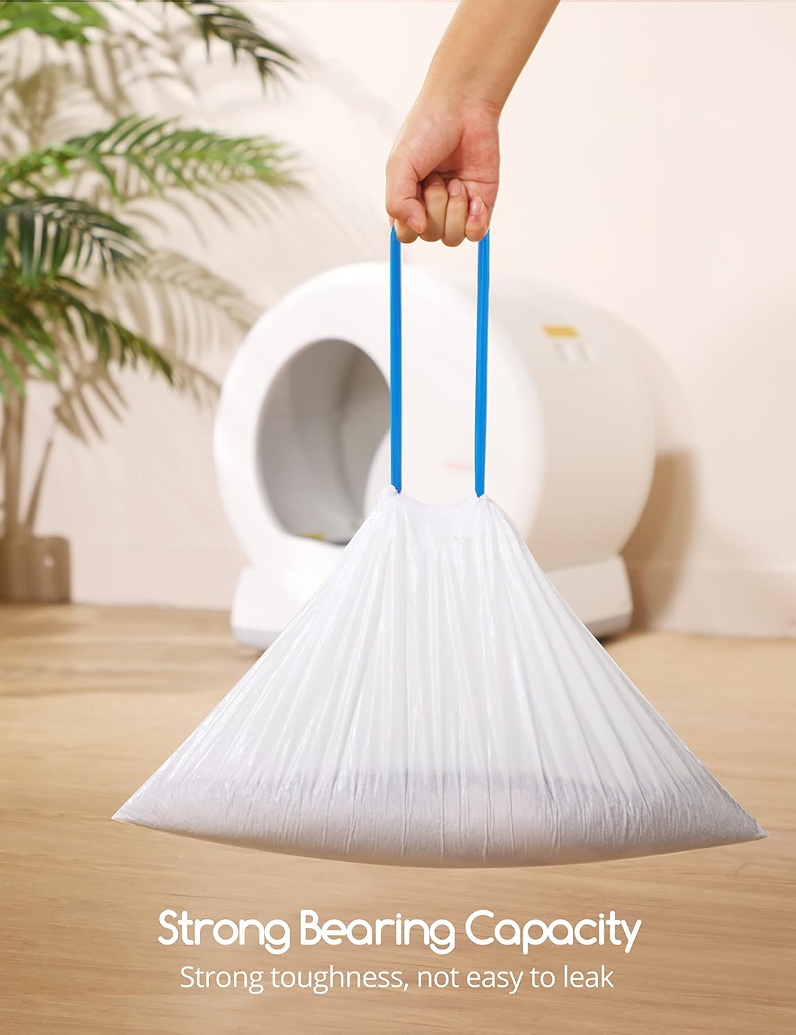 MeoWant Selbstreinigende Katzentoilette, Vollständig Geschlossene Automatische Katzentoilette, Geeignet Für Mehrere Katzen, APP-Steuerung/Sicherheit/Intelligente Überwachung/Geruch Beseitigen