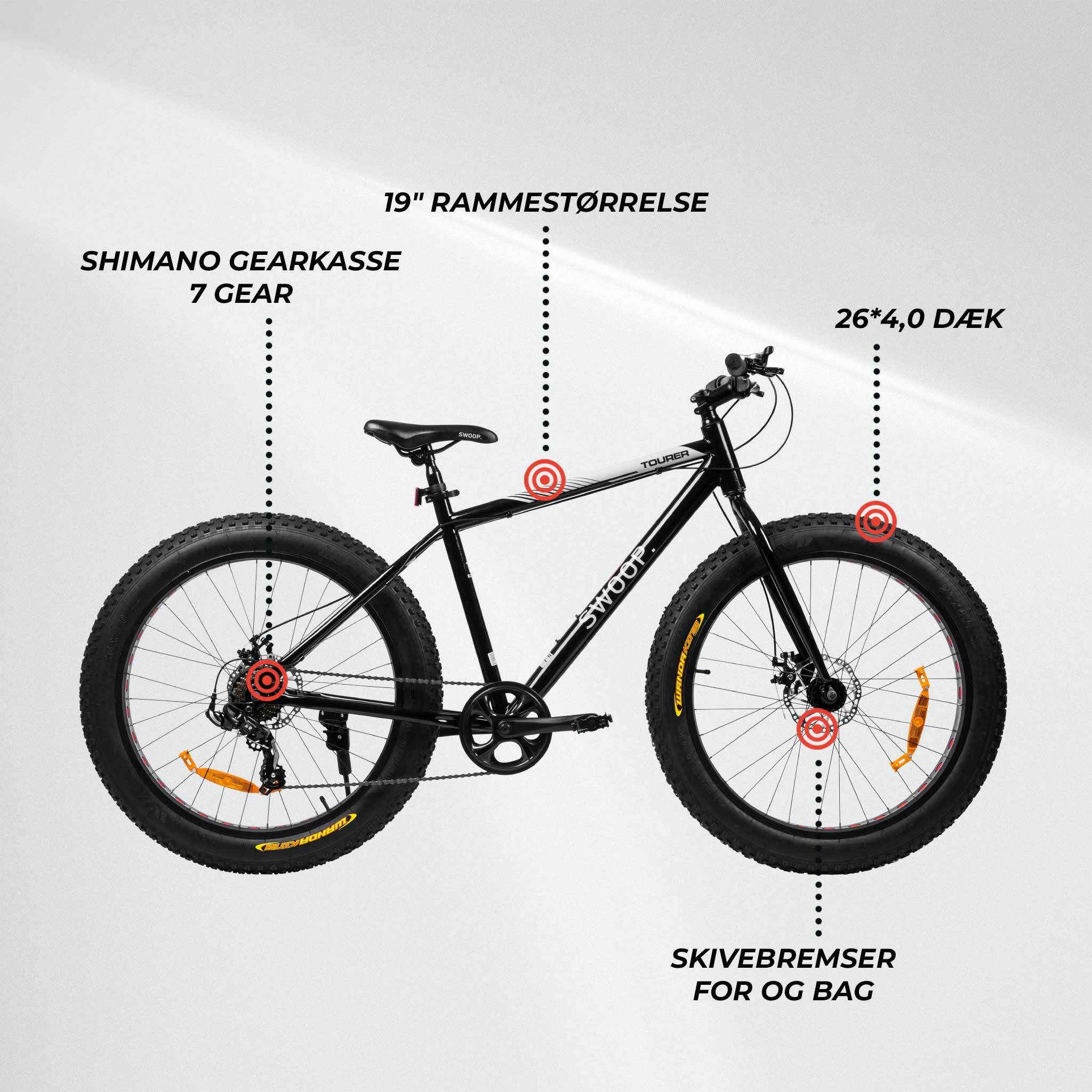 Swoop Fatbike 26 Tourer