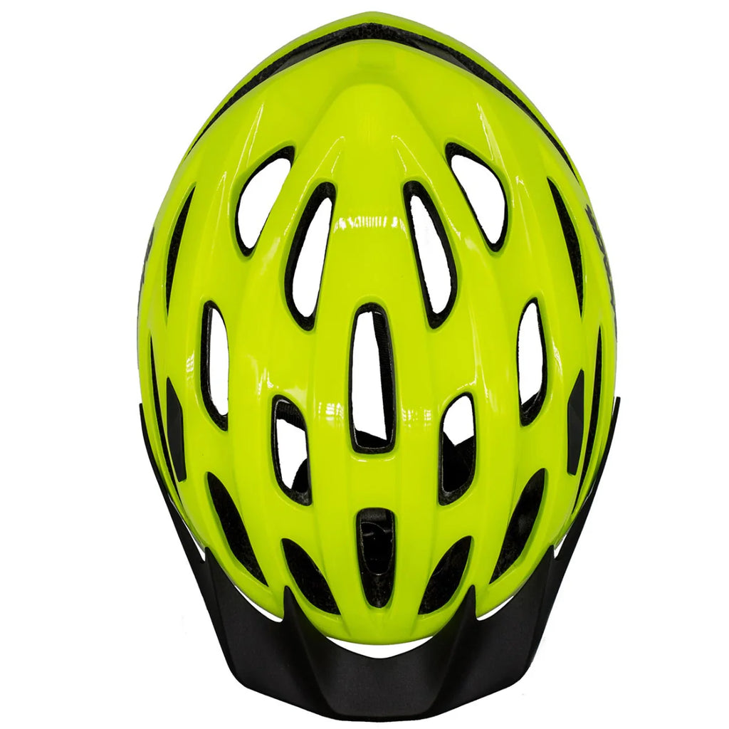 Casco da bici Star K-60 Verde Neon - Uomo e Donna