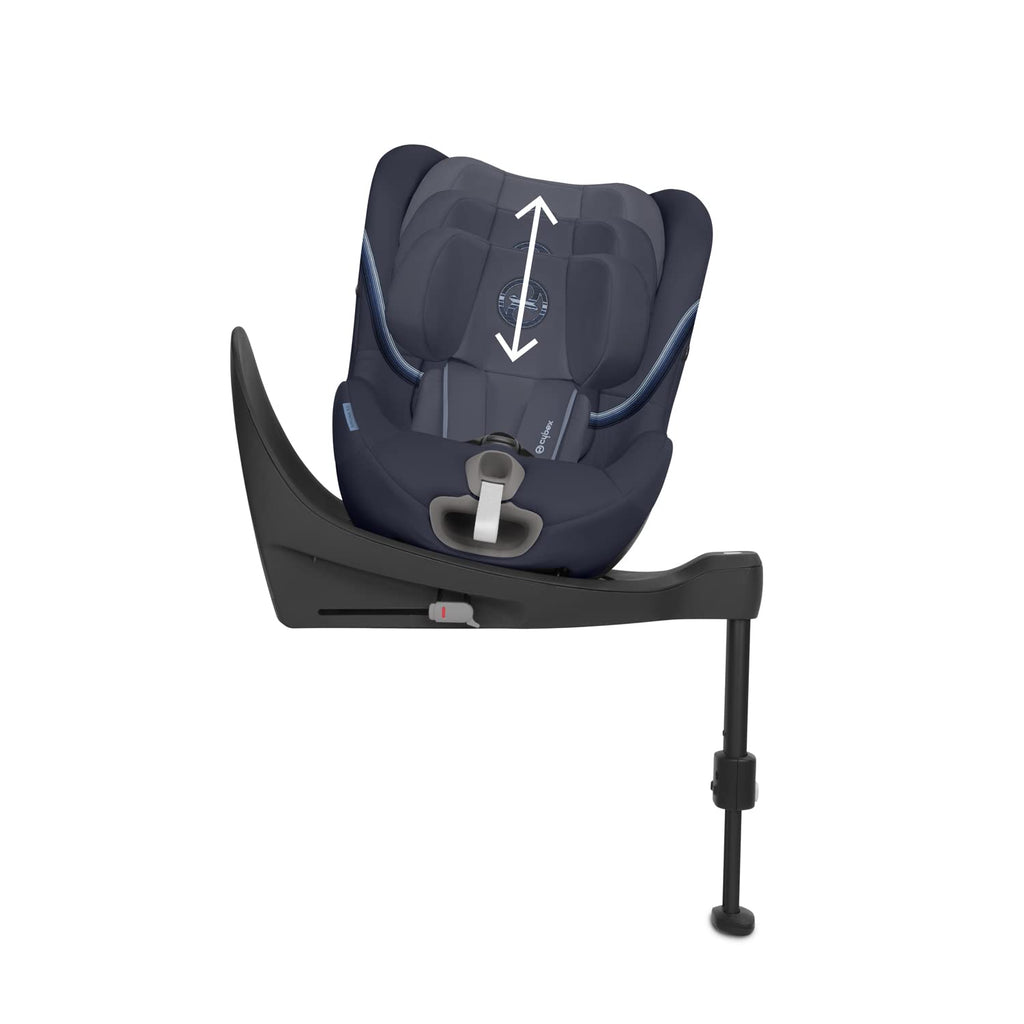 CYBEX Gold Kinder-Autositz Sirona S2 i-Size, Ab ca. 3 Monaten bis 4 Jahren, Max. 18 kg, SensorSafe kompatibel, Granite Black