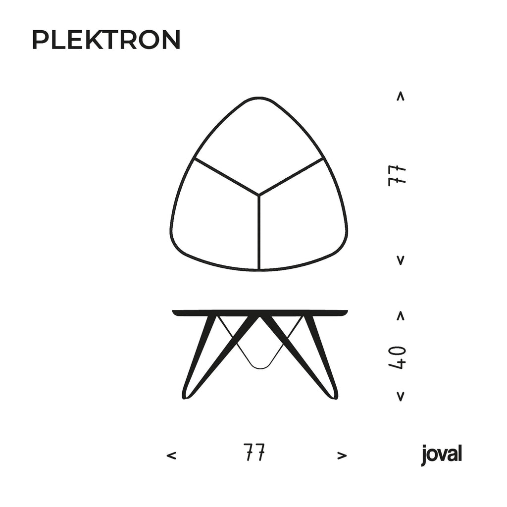 Tavolino PLEKTRON Rovere Bianco Puro