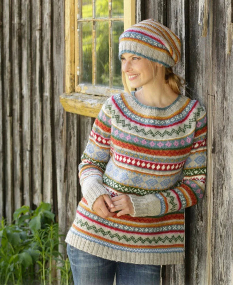 Maglione colorato da donna