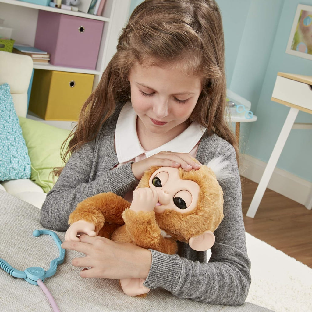 Hasbro FurReal E0367EU4 - Zandi il Piccolo Paziente, peluche interattivo