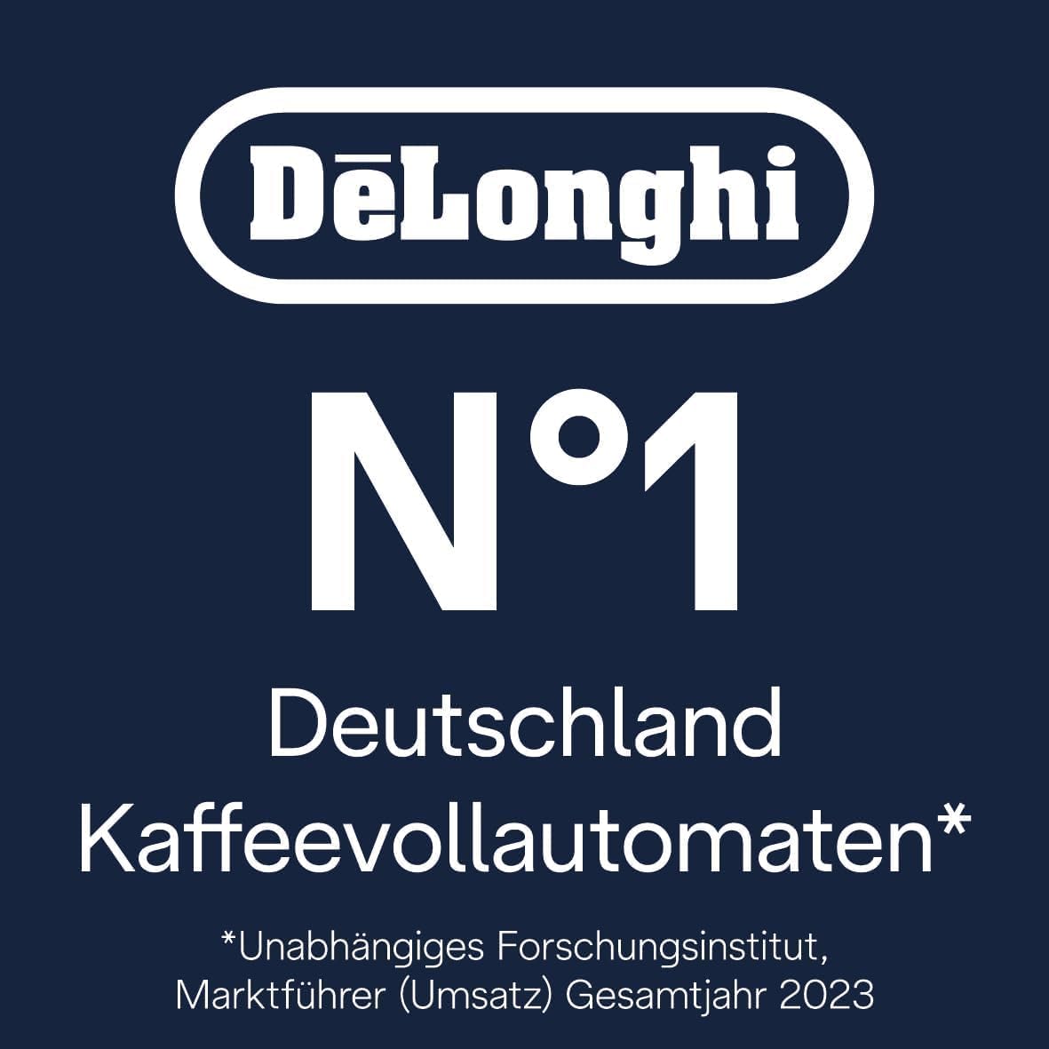 De'Longhi Rivelia EXAM440.55.W Macchina da Caffè Automatica con Sistema LatteCrema, Contenitore chicchi intercambiabile, 16 bevande caffè e latte con un solo tocco, Funzione Extra Shot, Display Touch da 3,5 pollici, Bianco