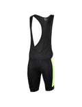 Salopette Ciclismo Corta Uomo - Salopette Pro Line Nero-Neon
