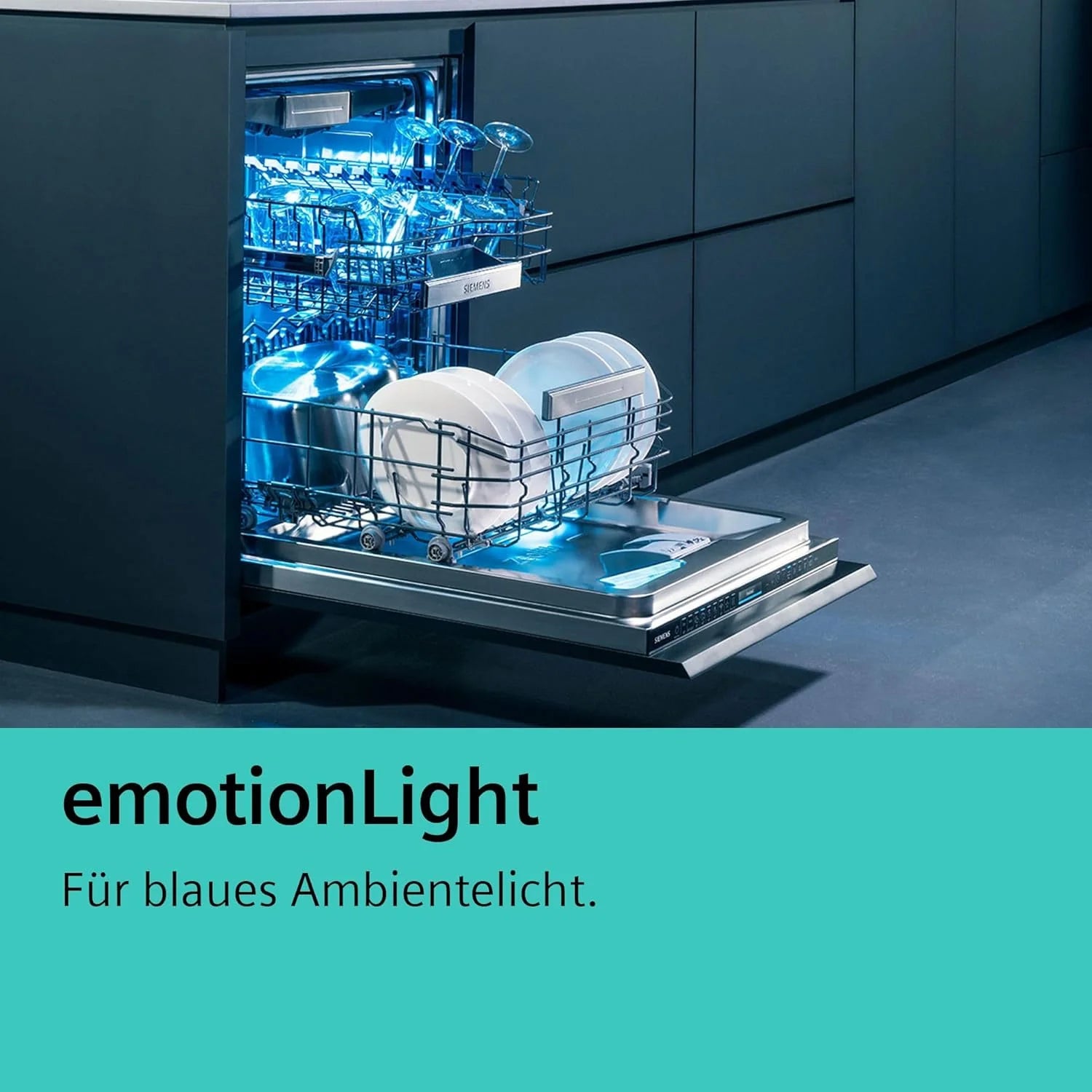 Siemens SR65YX08ME, iQ500 Lavastoviglie smart a scomparsa totale, larghezza 45 cm, cassetto portaposate, Zeolith, extra silenziosa, aquaStop, apertura automatica della porta a fine programma, varioSpeed, illuminazione interna