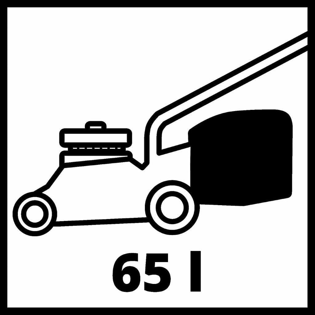 Einhell rasaerba a benzina GC-PM 46/5 S (2 kW, fino a 1.400 m², 1 cilindro, motore a 4 tempi, trazione posteriore disattivabile, regolazione centrale dell'altezza di taglio a 9 posizioni 25-80 mm)