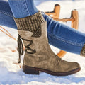 Die neuen wadenhohen Schneestiefel